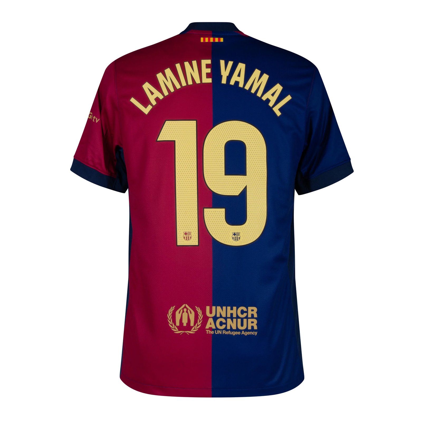 FC Barcelona Lamine Yamal 19 シャツ LAMINE YAMAL 19 (T- Shirt 2024-2025) (LA LIGA) MENS, Size